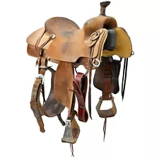 New ListingUsed 15" Cactus Ranch Roping Saddle Lewis Tree Code: U15SCARR565182