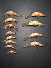 Rebel Crawfish Fishing Lure Lot, Crankbaits