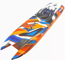 fits M41 Widebody Boat HULL & Hatch ORANGE catamaran DCB Blue Painted 57046-4