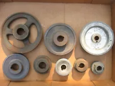 8 pulleys v-belt (5/8, 7/8/ 3/4 bores)