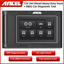 Heavy Duty Truck OBD2 Scanner DPF Regen Oil Service Reset for Hino Isuzu Fuso