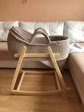 Baby moses basket Boho Baby Bassinet with Stand