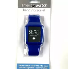 Apple Watch 42mm Case Navy BLUE Band, Smart Watch Easily Fits into Case