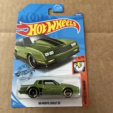 1 2020 Hot Wheels Muscle Mania Green ‘86 Monte Carlo SS