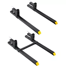 VEVOR Pallet Forks 2000/4000 lbs Bucket Clamp on Skid Steer Loader 43'' 60''