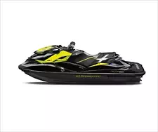 Custom Stickers set for "Sea-doo Rxp X 260 RS" Yellow model 2012 (For: 2012 RXP X 260)