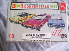 1960 CHEVROLET IMPALA CONVERTIBLE ORIGINAL UNBUILT KIT