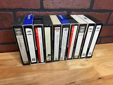 1980s BETAMAX Beta Pre Recorded / Blank Tapes Lot of 10 Sony, TDK, etc 80s