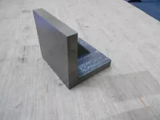 MACHINISTS CAST STEEL RIGHT ANGLE BLOCK , 3" x 3 x 3 x 1/2"