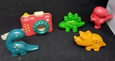 Plan Toys Dinosaur Playset Including My 1st Camera (Rarely Seen For Sale)