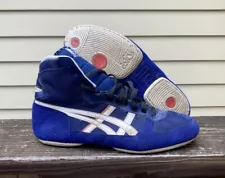 Mens Size 10.5 ASICS Super Flex XL Wrestling shoes Blue