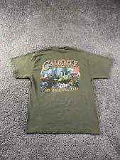 Harley Davidson Texas Shirt Mens Large Green San Antonio Caliente Biker *