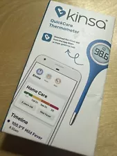 New KINSA Quick Care Thermometer Smart Digital Bluetooth KSA-120