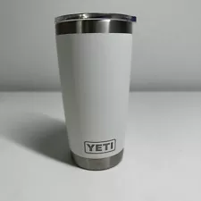 YETI Rambler 20 OZ White W/ Mag Slider Lid (Z2222B)