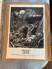 Creature from the Black Lagoon Holt, Brandon Screen Print Poster 24 x 36 277/300