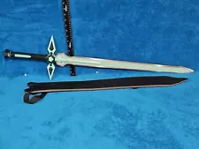 SAO Dark Repulser Sword Art Online Carbon Steel Replica Anime Kirito Teal Blade