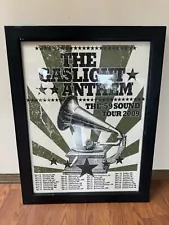 The Gaslight Anthem - 59 Sound Tour Print Framed