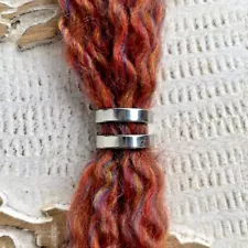 X-Large ring dreadlock beads dread / hair / braid / beard beads 13.8mm hole x 2