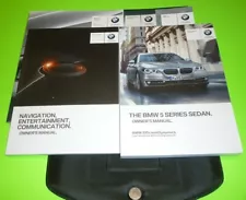 2016 BMW 5 SERIES OWNERS MANUAL SET 16 528i 535i 550 535d i +CASE + NAVIGATION