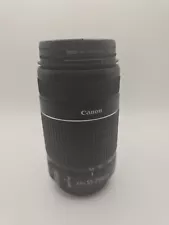 Canon EF-S 55-250mm f/4-5.6 IS Telephoto Lens + Polarizer BW - EXCELLENT COND.