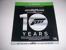 FORZA 6 TEN YEAR Anniversary Car Pack DLC for Xbox One XB1