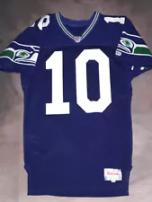 100% Authentic Wilson Seattle Seahawks Blank Road Jersey SZ 44 Retro Vintage