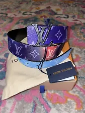 Louis Vuitton Sunset Monogram Belt Size 95