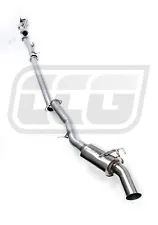 Stainless 3" CatBack Exhaust W/ Recirculated Pipe For 08-15 Mitsubishi Evo X 10 (For: 2008 Mitsubishi Lancer)