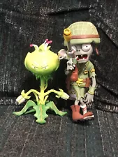 2016 Plants Vs Zombies Foot Soldier Zombie Figure w/ weed Diamond Select Toys