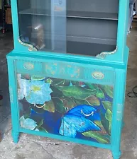 antique oak china cabinet for sale