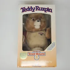 Working Teddy Ruxpin (Worlds Of Wonder) Vintage 1985 In Original Box MINT!