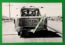 Found 4X6 PHOTO Steve McQueen Hollywood Movie Actor Triumph Motorcycle Truck