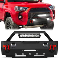 Front Bumper for 2010-2023 Toyota 5th Gen 4Runner (Not for 2010-2013 SR5) Black