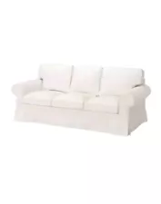 IKEA Ektorp 3 seat sofa slipcover NEW in box Blekinge White 800.476.02