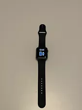 Apple Watch Sport 42MM 7000 Series Space Gray Aluminum Black Sport Band