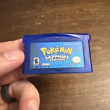 Pokemon Sapphire Version - Nintendo Game Boy Advance GBA - Tested - Authentic