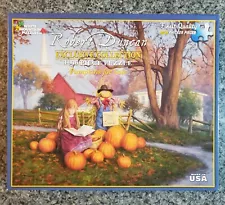 NEW HTF White Mountain PUMPKINS FOR SALE 1000 piece puzzle autumn fall Halloween