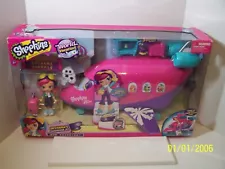 Shopkins World Vacation Jet Plane with Skyanna Shoppie Airplane Real Littles