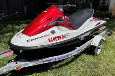 2005 Kawasaki STX900 10'3" Jet Ski & Trailer - Virginia