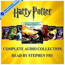 Harry Potter Audiobooks Complete Set 1 to 7 Stephen Fry Unabridged ***RARE!***