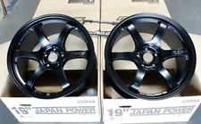 Rays 57DR Semi Gloss Black Wheel Rim 19" 19x9.5 +35 5x114 for WRX STi Legacy