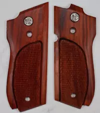 Smith and Wesson Model 39, 52, 439, 539, 639 grips Handmade Hardwood NEW