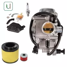 For Honda Foreman 450 4x4 TRX450FE TRX450FM Carburetor + Air Filter Oil Filter (For: Honda Foreman 450)