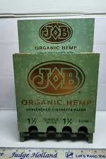 Job Rolling Papers Countertop Retail Display Shelf Rack Organic Hemp Unbleached