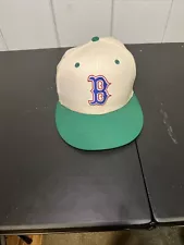 Boston Red Sox New Era 59FIFTY Retro Classic Collection Green Bill/blue B