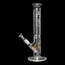 ROOR Custom 14" Water Pipe "Aztec" Sandblasted & Flame Polish