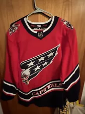 Washington Capitals Adidas Authentic Reverse Retro 1.0 Jersey Size 46