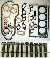 FULL ENGINE HEAD GASKET SET & BOLTS FORD PINTO CAPRI GRANADA CORTINA 2.0 72-83