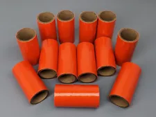 25pc Orange 37mm Fireworks Heavy Wall Cardboard Paper Tubes 1" x 2-1/2" x 1/8"