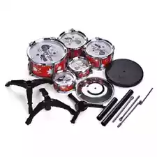 Jazz Drum Set Kit Music Educational Instrument Toys 5 Drums Set for kids